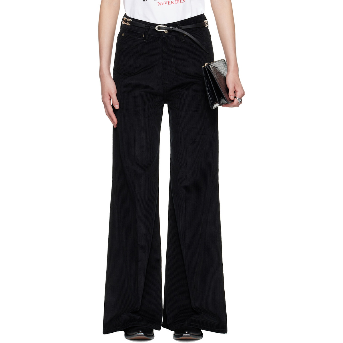 LU'U DAN BRUCE LEE x LỰU ĐẠN Black Motel Trousers