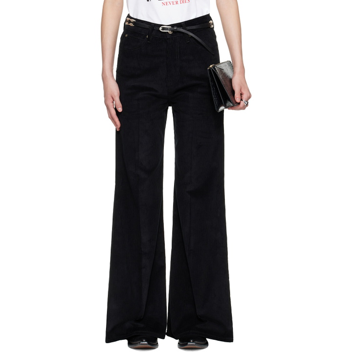 Photo: LU'U DAN BRUCE LEE x LỰU ĐẠN Black Motel Trousers