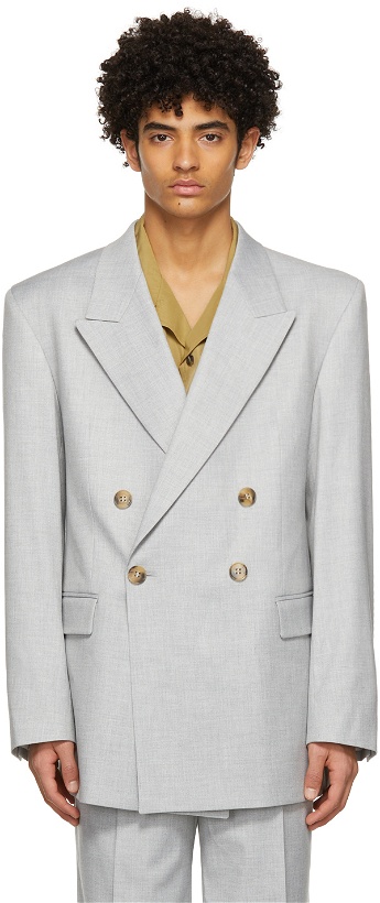 Photo: Han Kjobenhavn Grey Boxy Suit Blazer