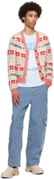 GANNI Multicolor Graphic Cardigan