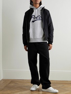 Polo Ralph Lauren - Logo-Appliquéd Embroidered Cotton-Jersey Hoodie - Gray