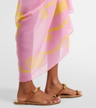 Cala de la Cruz Luana printed beach cover-up
