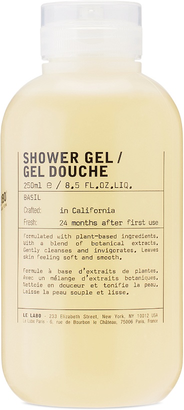 Photo: Le Labo Basil Shower Gel, 250 mL