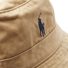 Polo Ralph Lauren Men's Classic Bucket Hat in Luxury Tan