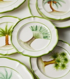 Les-Ottomans Set of 4 ceramic dessert plates