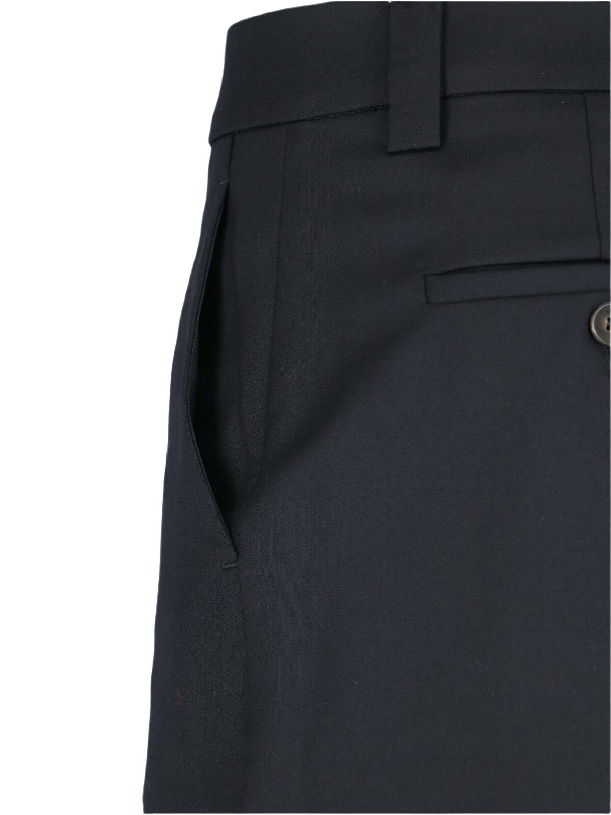 Incotex Straight Wool Pants