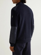 Polo Ralph Lauren - Logo-Appliquéd Padded Quilted Recycled-Shell and Wool-Blend Jacket - Blue