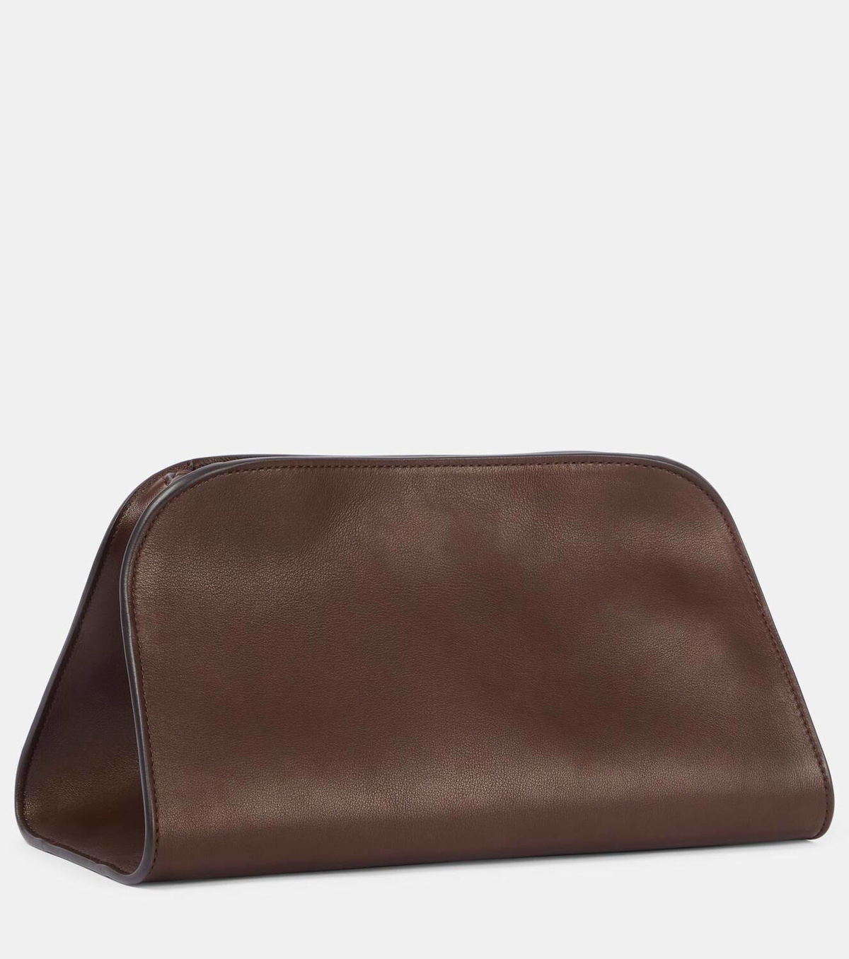 The Row Peggy leather clutch The Row