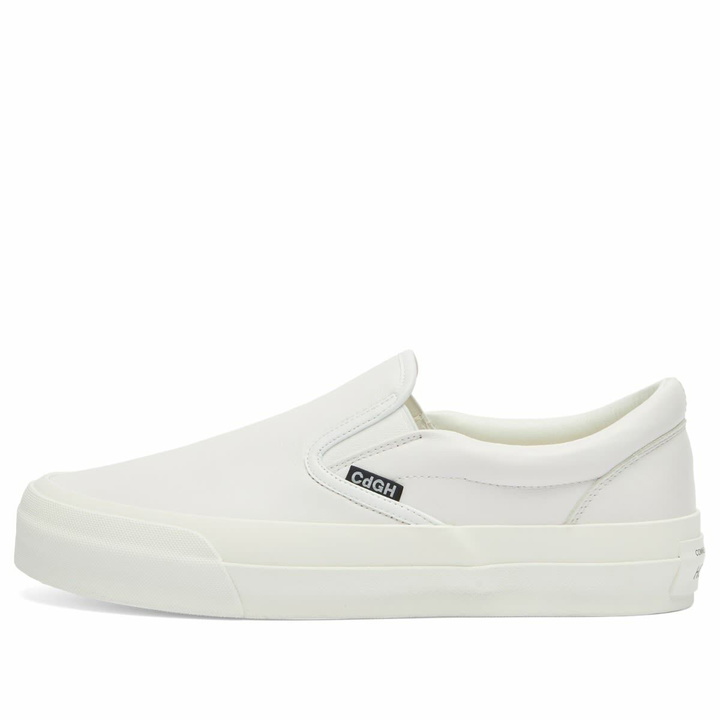 Photo: Comme des Garçons Homme Men's Steer Slip OnSneakers in White