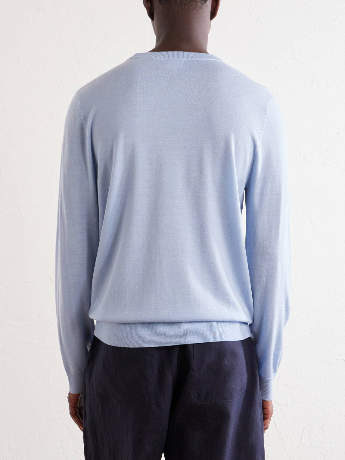 Paul Smith - Merino Wool Sweater - Blue