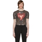 Paco Rabanne Black Metal Heart T-Shirt