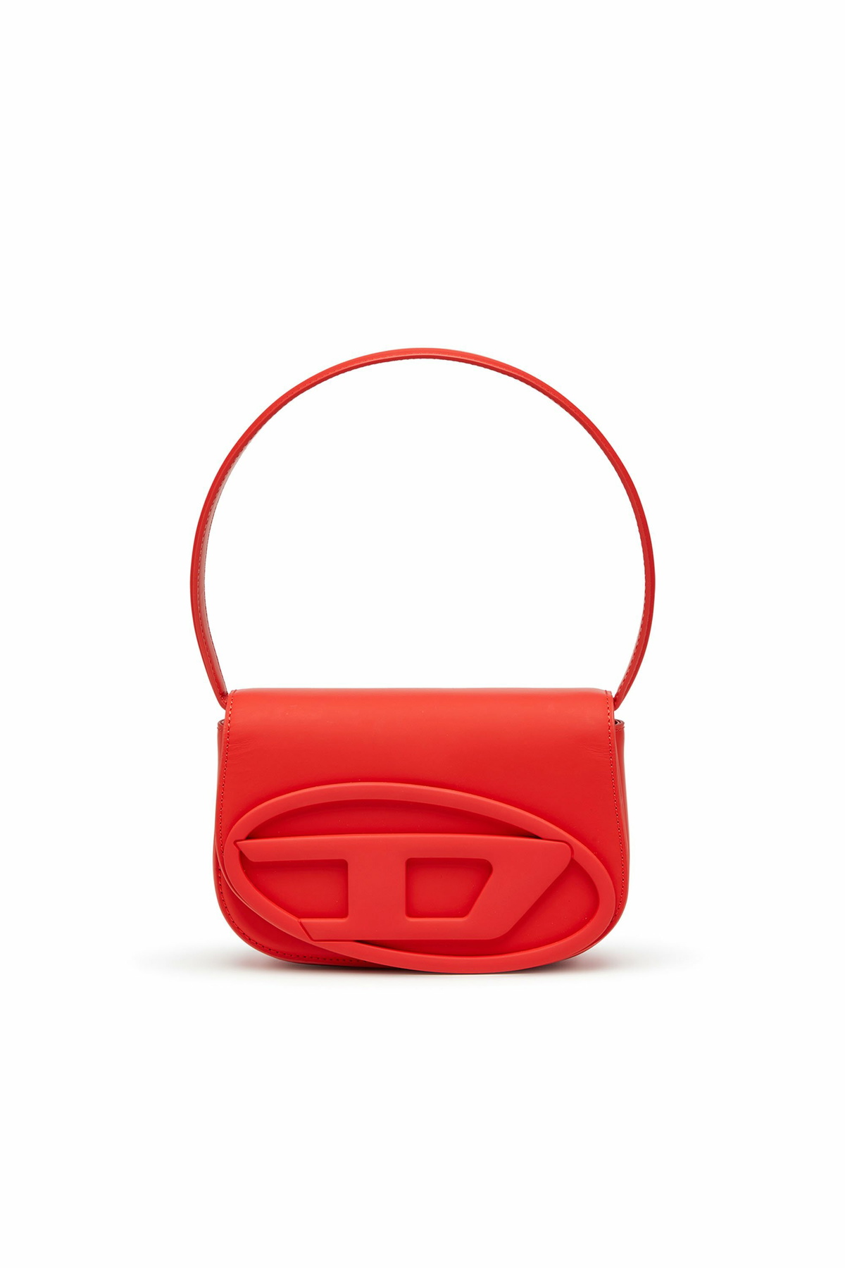 Diesel 1DR-Iconic shoulder bag in matte leather - Shoulder Bags