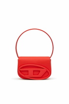 Diesel 1DR-Iconic shoulder bag in matte leather - Shoulder Bags Womens in Red