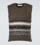 Our Legacy Pleaser striped wool-blend sweater vest