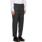 Comme des Garcons Homme Deux Grey Wool Check Glen Trousers