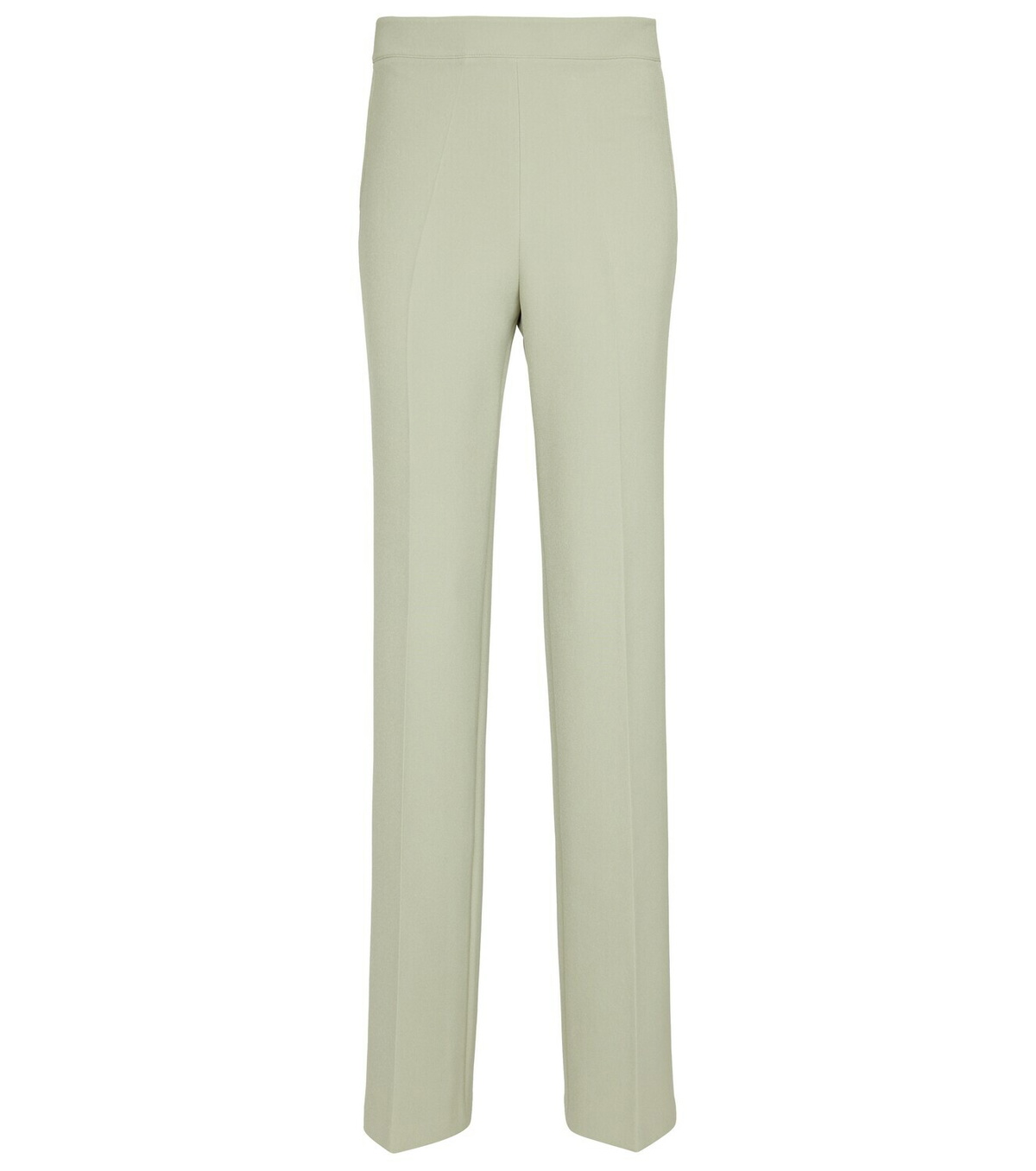 Safiyaa Goldie high-rise straight crêpe pants