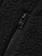 Nike - Club Logo-Embroidered Fleece Jacket - Black