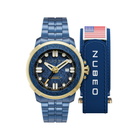 Nubeo Apollo Blue Dial Mens Watch NB-6072-33