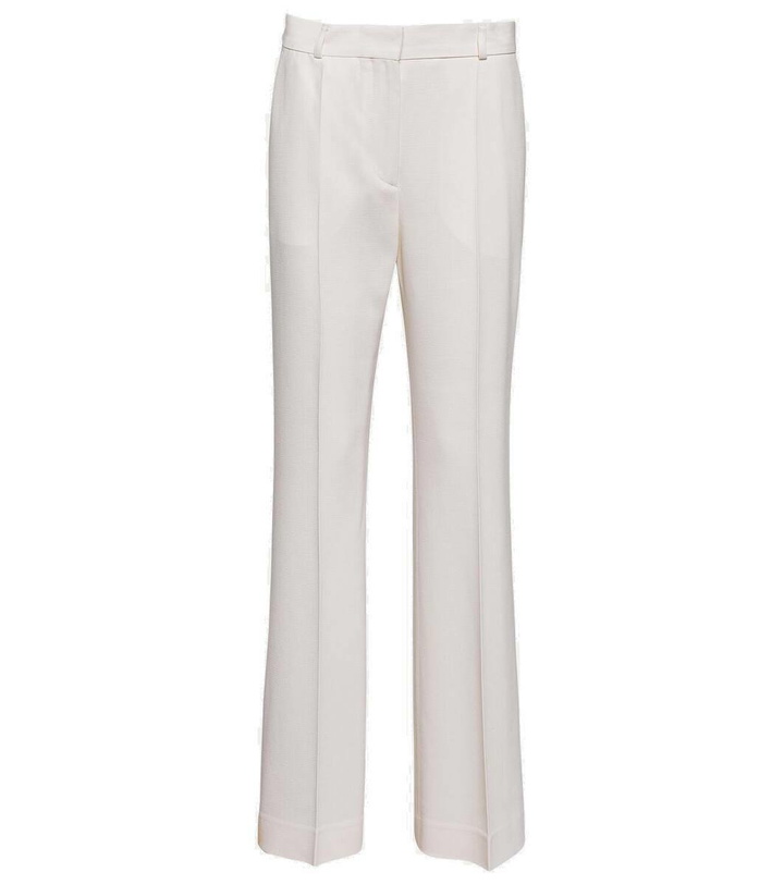 Photo: Toteme High-rise crêpe flared pants