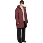 Veilance Burgundy Monitor Down Coat