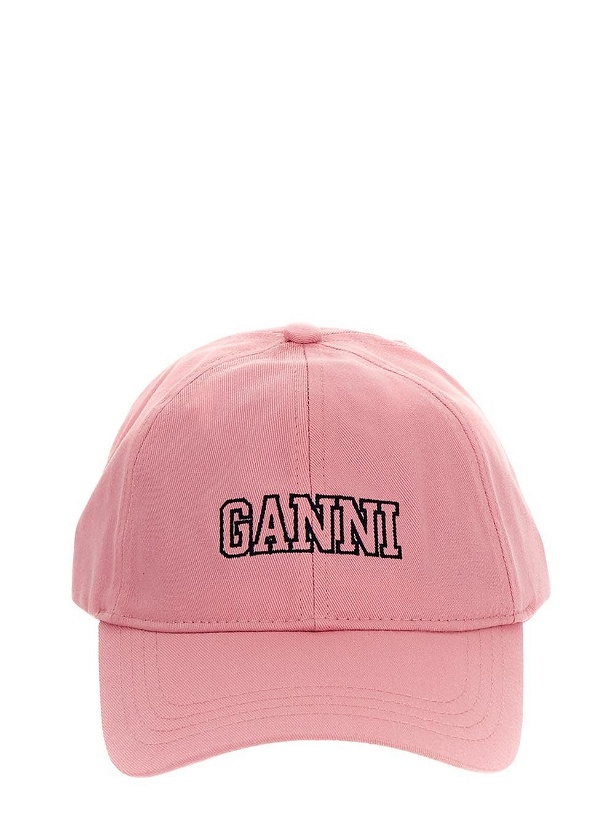 Photo: Ganni Logo Embroidery Baseball Cap