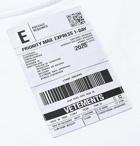 Vetements - Appliquéd Logo-Print Cotton-Jersey T-Shirt - White