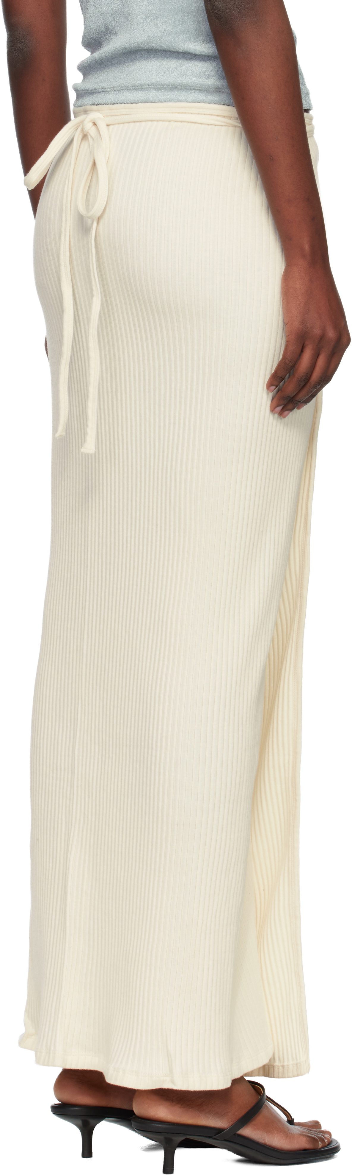 Baserange Off-White Brig Maxi Skirt