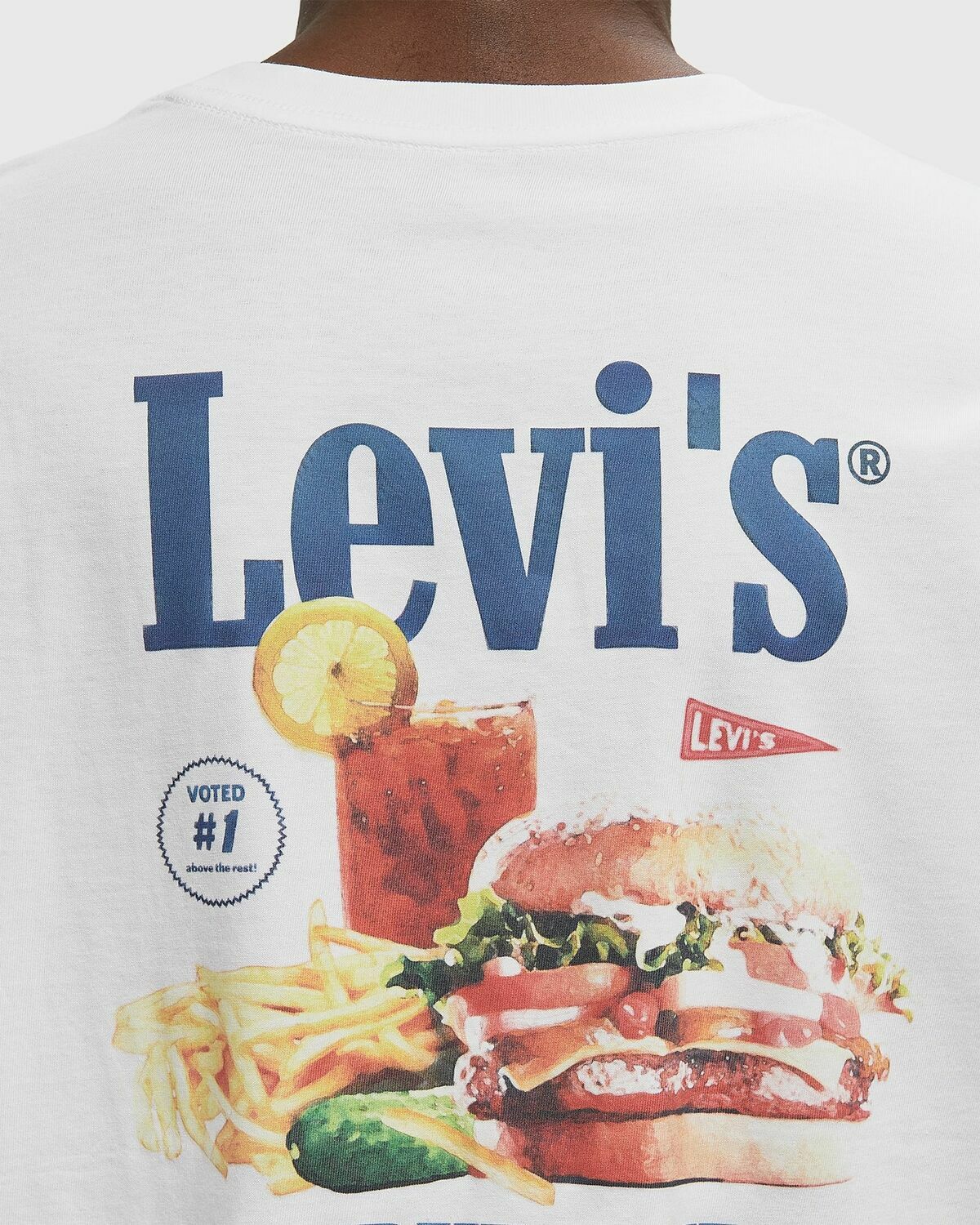 Levis SS RELAXED FIT TEE White Mens Shortsleefe