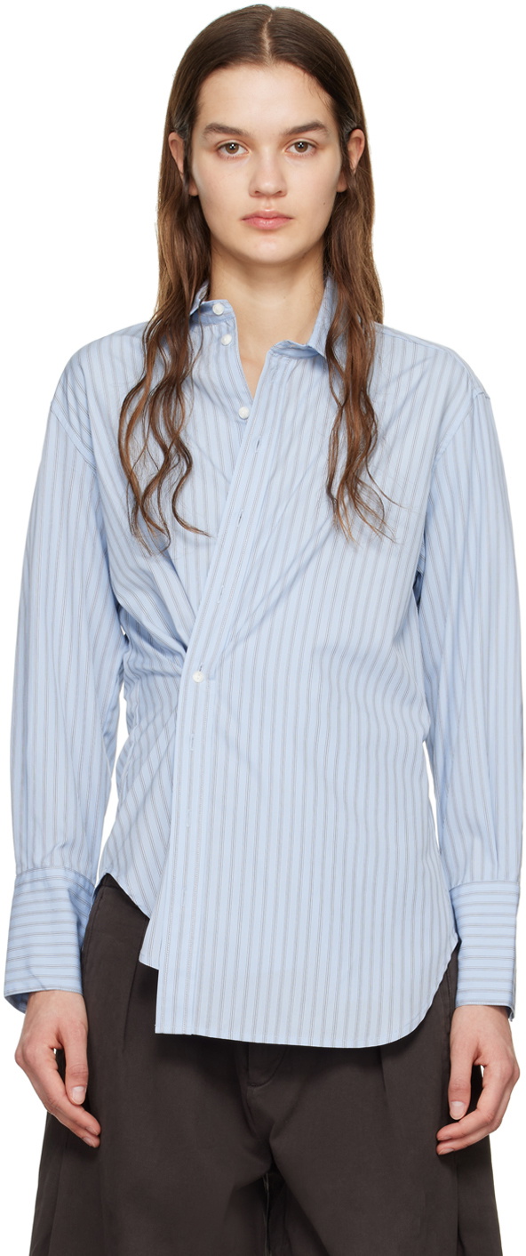 rag & bone Blue Indiana Shirt Rag and Bone