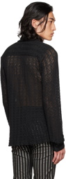 Anna Sui SSENSE Exclusive Black Floral Shirt
