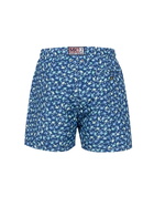 MC2 Saint Barth Man Lightweight Fabric Swim-shorts Lighting 70 With Crabs Print