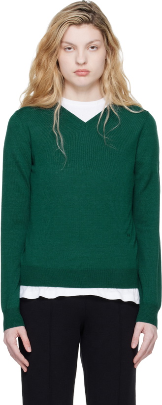 Photo: High Sport Green Billie Vneck Sweater
