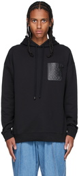 Loewe Black Anagram Patch Hoodie