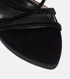 Tom Ford Velvet wedge sandals