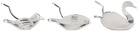 Gohar World Silver Lemon Squeezer Trio Set, 3 pcs