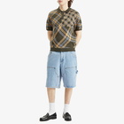 Dime Men's Antique Polo in Brown Multi