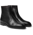 Paul Smith - Pembrey Polished-Leather Boots - Black