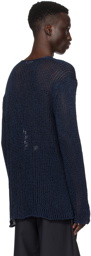 Jil Sander Navy Patch Sweater
