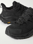 Hoka One One - Kaha 2 Low Mesh-Trimmed Nubuck and GORE-TEX® Sneakers - Black