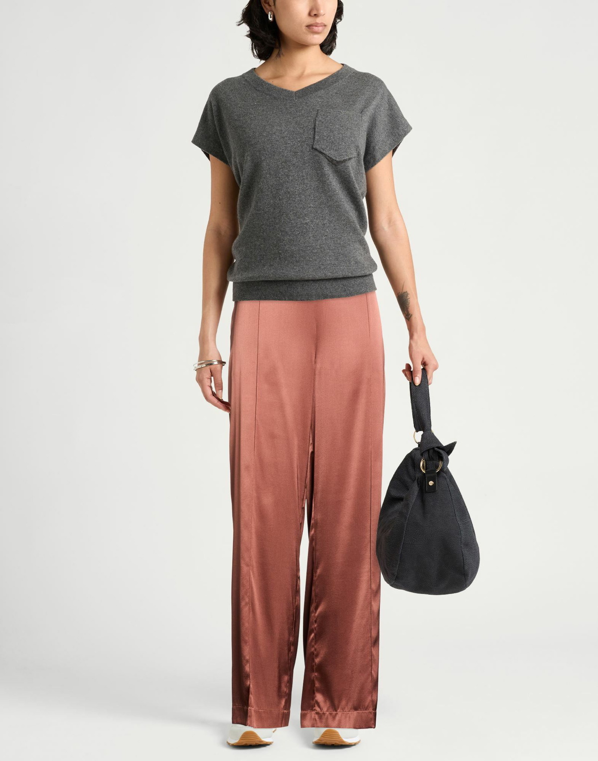 Roberto Collina Womens Pants in Brown