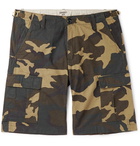 Carhartt WIP - Aviation Camouflage-Print Cotton-Ripstop Cargo Shorts - Green