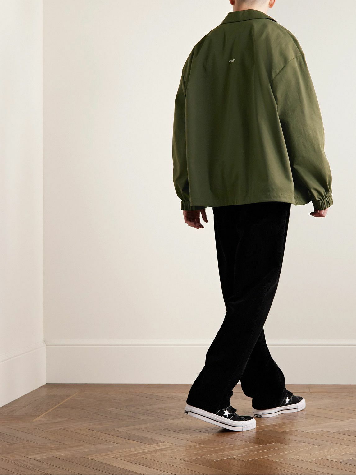 WTAPS - Chief Logo-Appliquéd Shell Jacket - Green