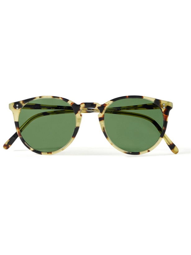 Photo: OLIVER PEOPLES - O'Malley Round-Frame Tortoiseshell Acetate Sunglasses