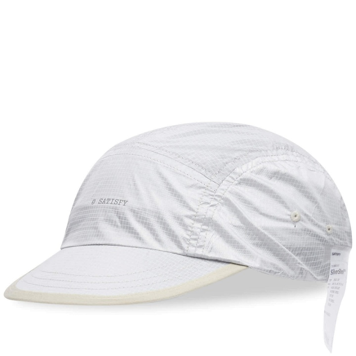 Photo: Satisfy Men's Silvershell Trail Cap in Silver