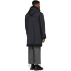 Yang Li Navy Oversized Duffle Coat