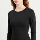 SKIMS Women's Smooth Layers Crewneck Tunic Mini Dress in Obsidian