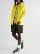 Nike - Sportswear Logo-Print Shell Hooded Jacket - Yellow