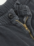 Remi Relief - Straight-Leg Cotton-Twill Trousers - Black