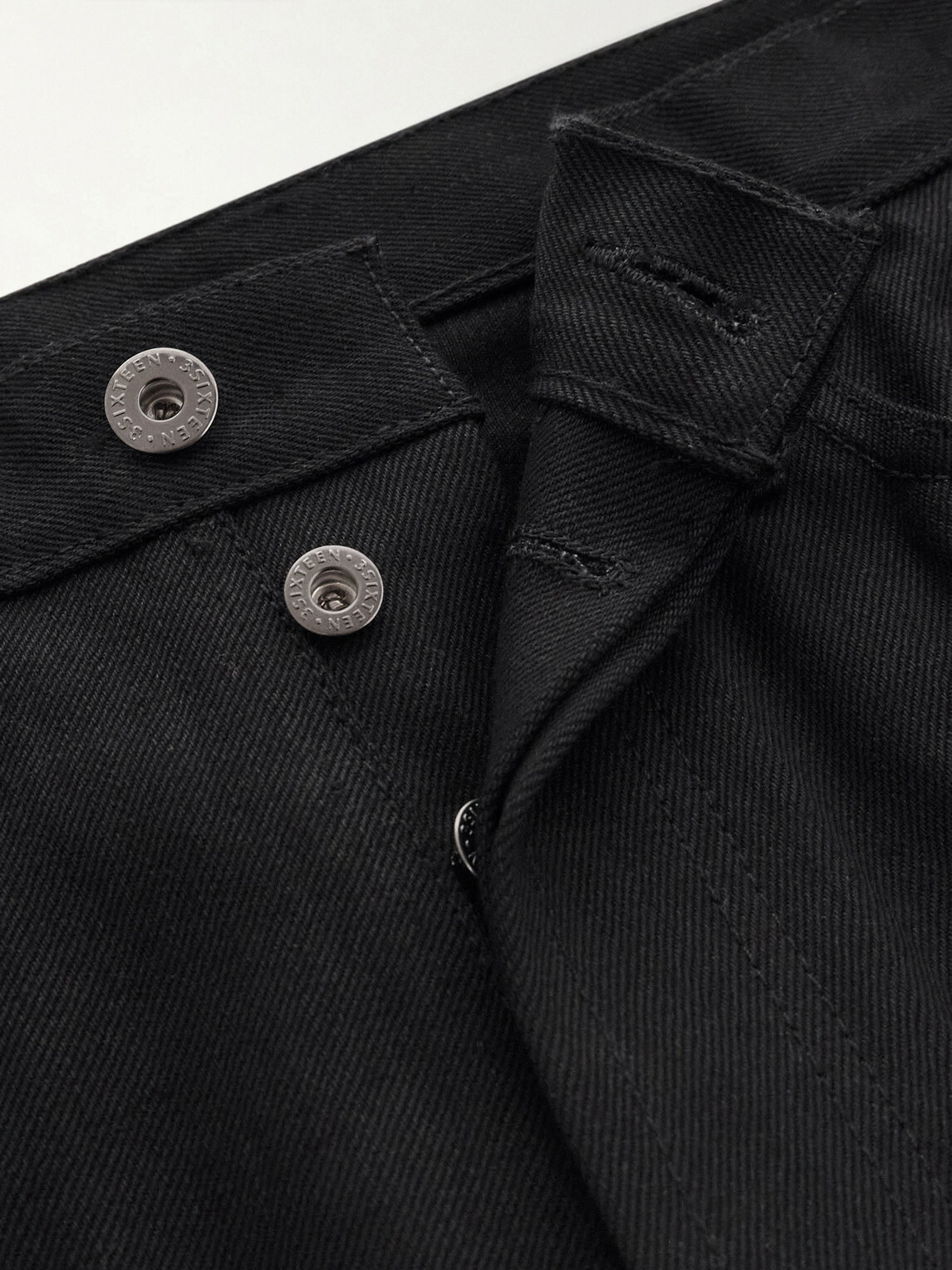 3sixteen - RS-220x Relaxed Straight-Leg Selvedge Jeans - Black