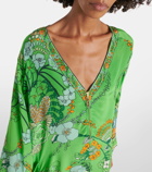 Camilla Printed silk kaftan